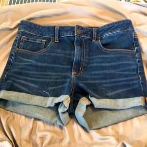 Aeropostale denim midi shorts size 10